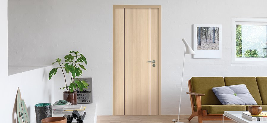 Portes d'intérieur en bois et stratifié